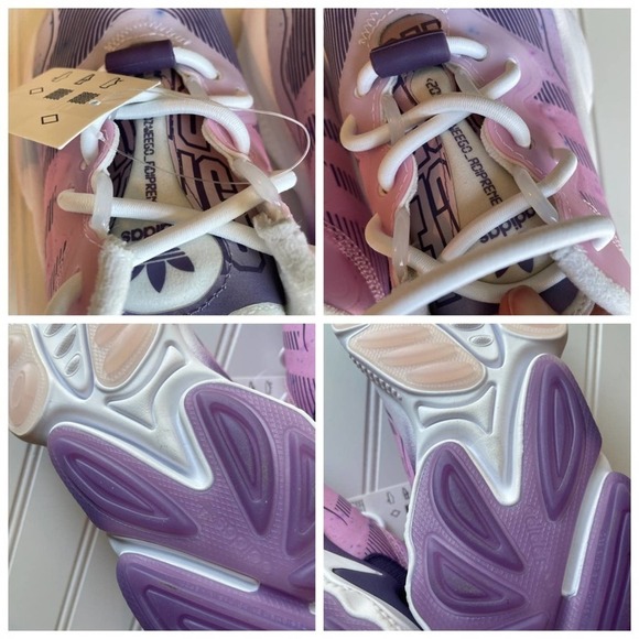 Adidas Ozweego Originals Sneaker Shoe Pink Tech Purple Size 5 Rare Stan Smith. - Picture 8 of 11